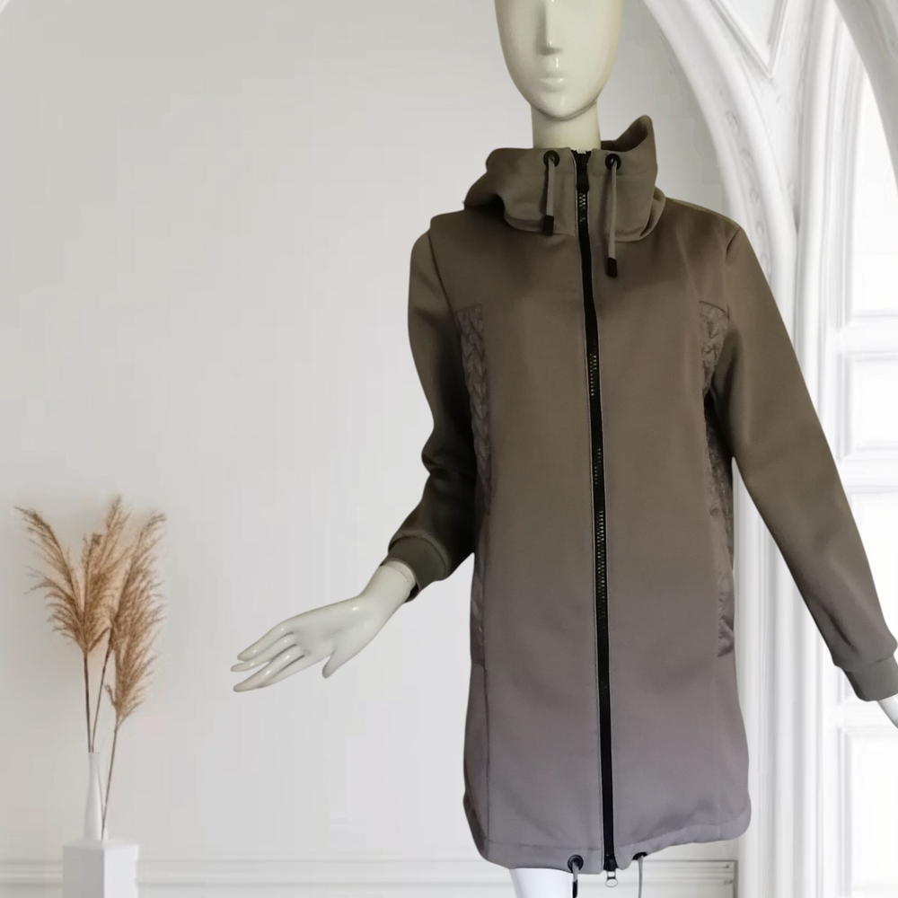 Geox Women's Taupe Hooded Jacket